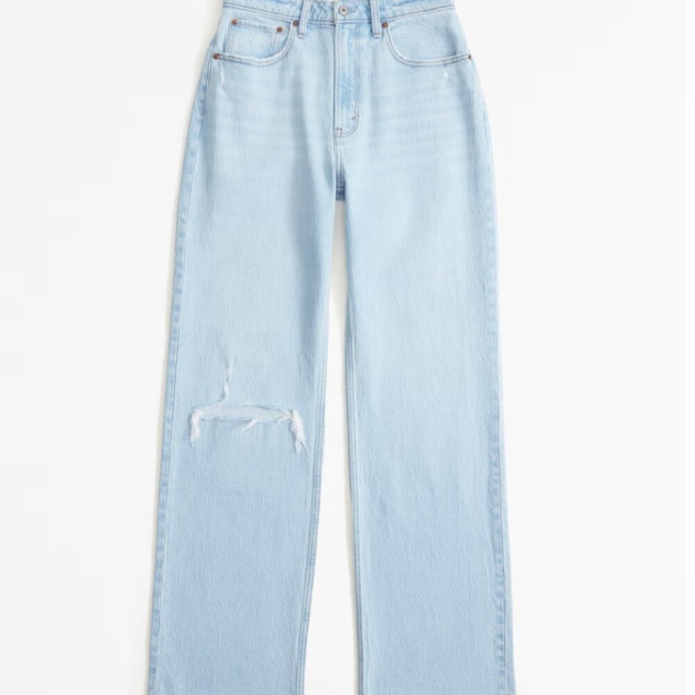 Abercrombie Curve Love High Rise 90s Relaxed Jean - Size 20